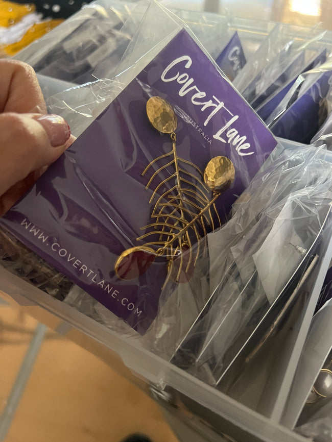 Purple feather